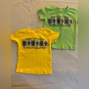 NEW ORLEANS SAINTS / Short Sleeve Tee bundle / Yellow & Green